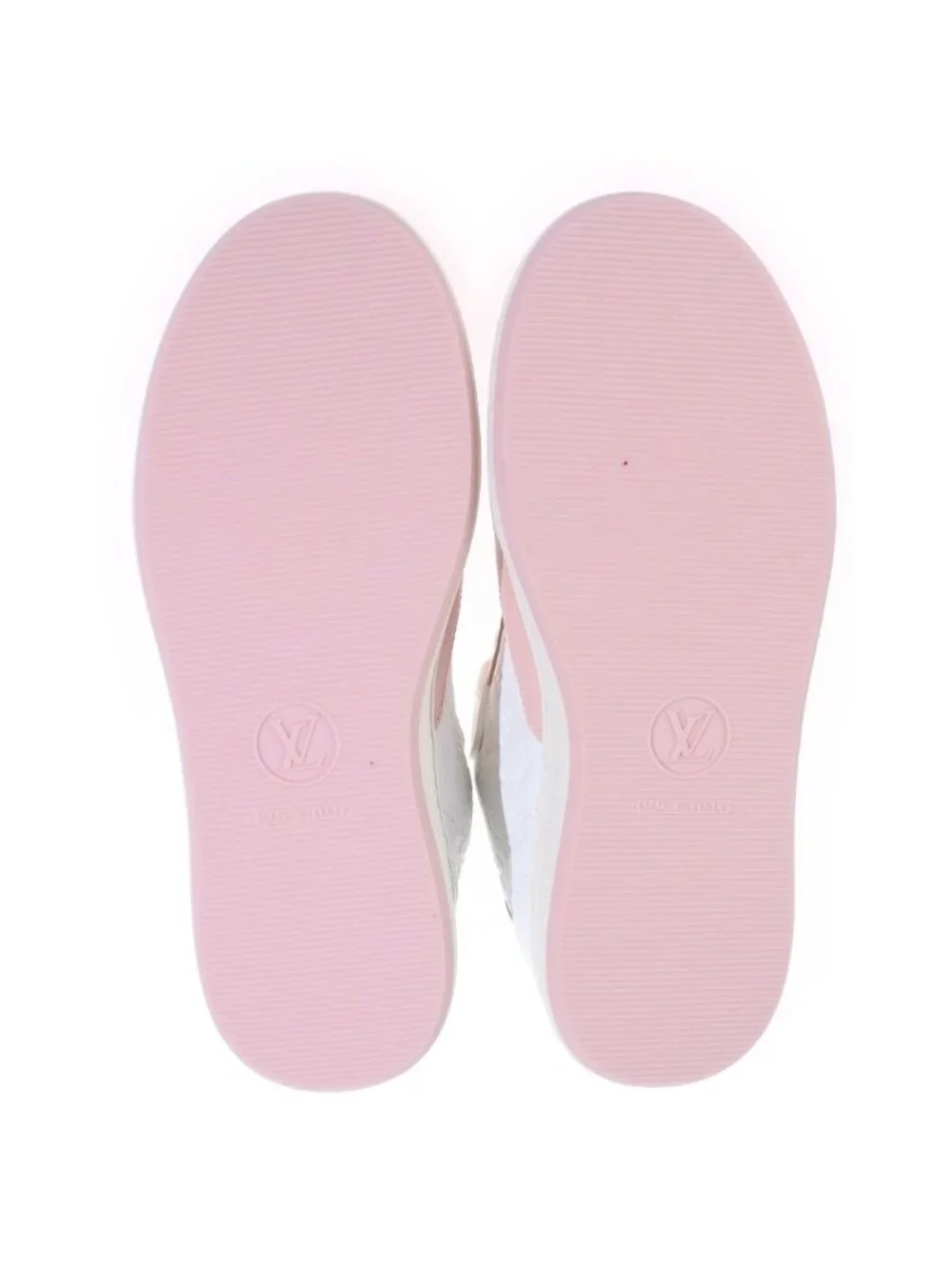 Louis Vuitton Monogram LV Stadium Low Cut Sneakers White Pink LD